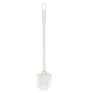 Wc-laitosharja 54 cm valkoinen nylonkuitu