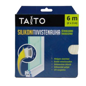 Taito tiivistenauha O silikoni val 2x3m 9x7mm