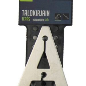 Taito talokirjain 100mm teräs A-