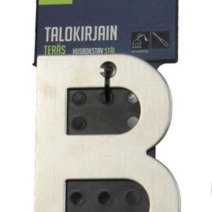 Taito talokirjain 100mm teräs B-