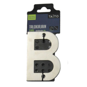 Taito talokirjain 100mm teräs B-