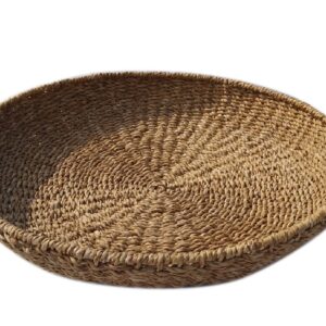 Tarjotin paksu meriheinä laakea dia 55x8cm