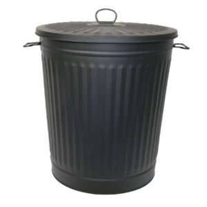 Kannellinen metall. astia musta 62 l