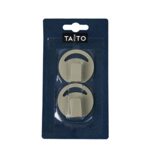 Taito tarrakoukku teräs 2 kpl-