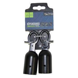 Taito köysikoukku musta 30mm 2kpl-