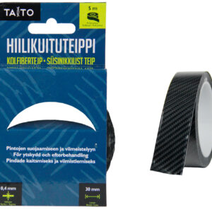 Taito hiilikuituteippi 30x0,4mm x 5m musta