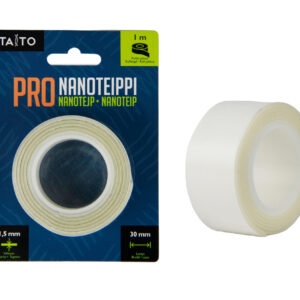 Taito Pro-nanoteippi 30x1,5mm x 1m läpinäkyvä