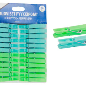 Aino pyykkipoika muovi 24 kpl