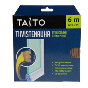 Taito tiivistenauha E ruskea 2x3m 9x4mm