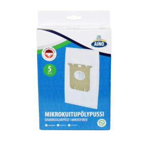 Aino yleispölypussi mikrokuitu 5 kpl S-bag