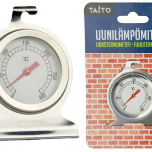 Taito uunilämpömittari teräs