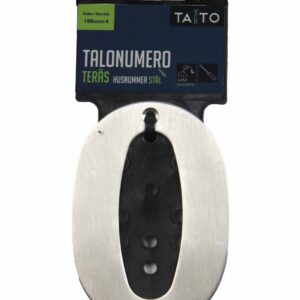 Taito talonumero 100mm teräs 0-