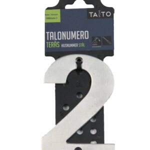 Taito talonumero 100mm teräs 2-