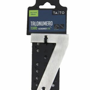 Taito talonumero 100mm teräs 7-