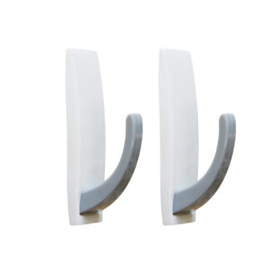 Taito tarrakoukku muovi 2 kpl suorak 63x20mm